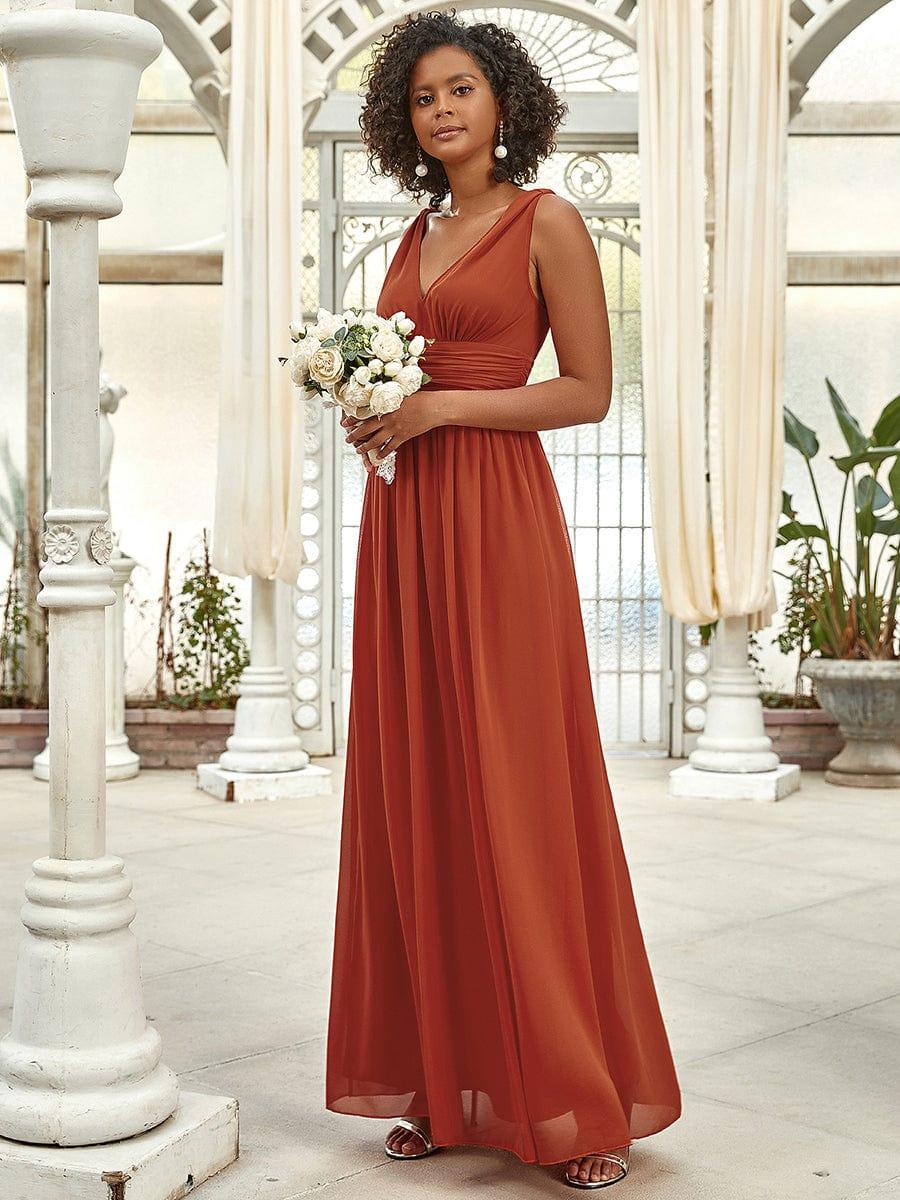 burnt orange bridesmaid dresses — Burnt Orange Bridesmaid Dresses #style_ES09018BO